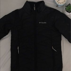Black kids Columbia omni heat coat